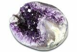 Sparkly Deep-Purple Amethyst Geode - Uruguay #378138-3